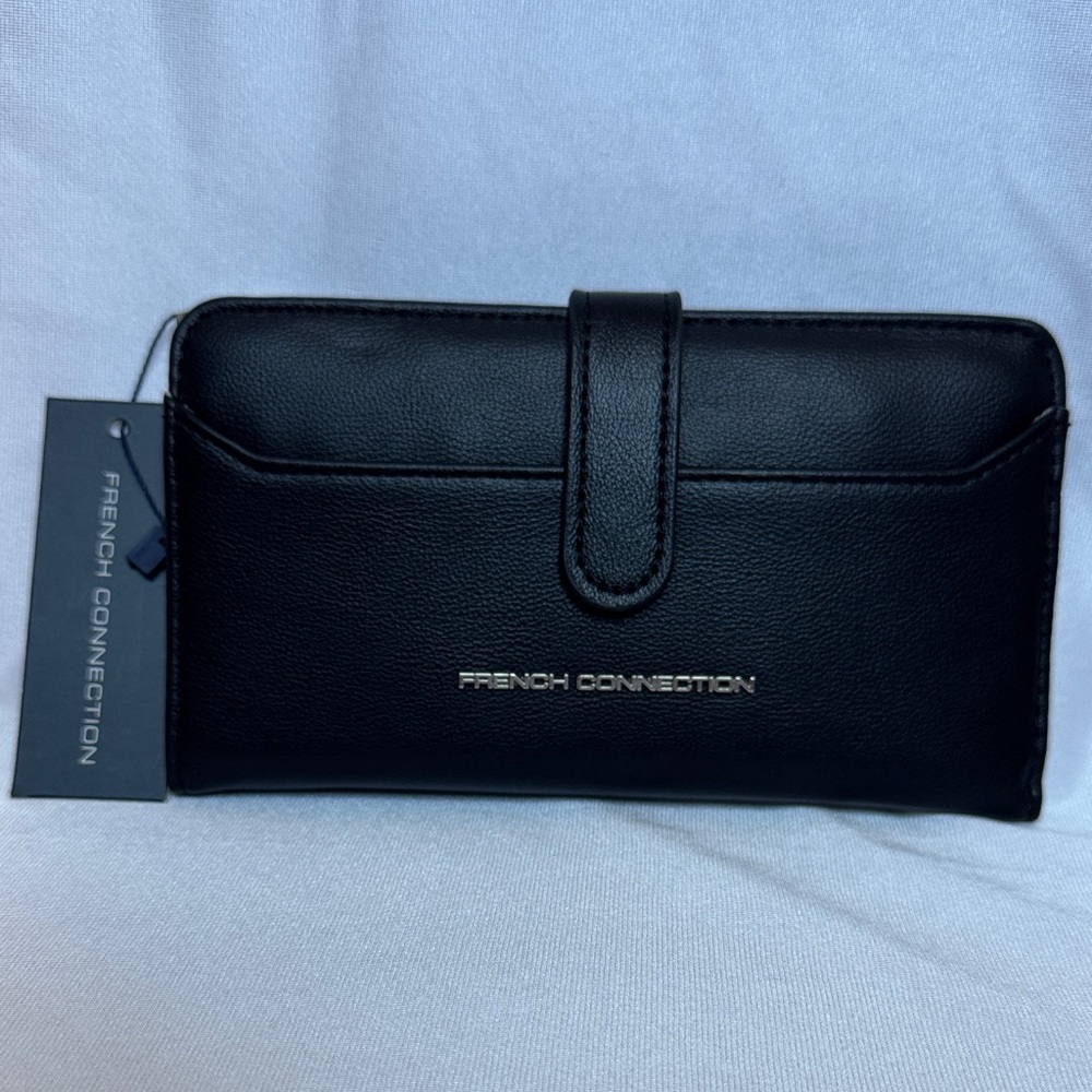 French Connection Black Leather Wallet